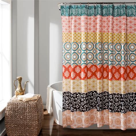 boho bathroom shower curtains